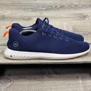 Peter Millar Hyperlight Glide Sneaker Men's 14 Knit Navy Blue Lightweight Crown